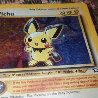   Pokemon Neo Genesis Holo 12/111 Pichu, снимка 1 - Колекции - 43912308