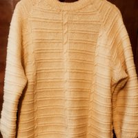 Жълта блуза плетиво хл, снимка 1 - Блузи с дълъг ръкав и пуловери - 43144673