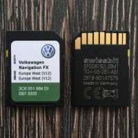 НОВО Rns310 EAST Europe V12 SD card RNS310 2020гд SEAT SKODA Volkswagen, снимка 5 - Навигация за кола - 33327684