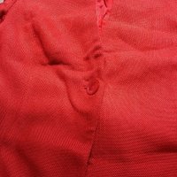 Червено ленено сако, снимка 4 - Сака - 25854578