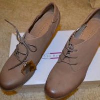 Чисто нови дамски обувки от естествена кожа, внос от Германия, снимка 1 - Дамски обувки на ток - 26482890
