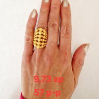 Златни пръстени , снимка 11 - Пръстени - 43886919