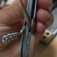 Полско, туристическо метално ножче , за ремонт на който му се занимава , снимка 4 - Ножове - 37180732