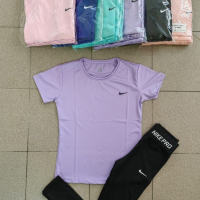 Дамски памучни тениски Nike  - няколко цвята - 32 лв., снимка 4 - Тениски - 44894144