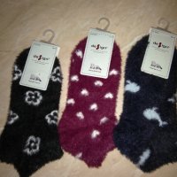 Пухкави, меки и топли дамски чорапи норка, снимка 11 - Дамски чорапи - 43582458