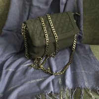Маркова чанта от вълнен текстил "Erbs Denmark" / тъмно синя, снимка 2 - Чанти - 36909530