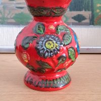 Винтидж керамична ваза West Germany , снимка 2 - Антикварни и старинни предмети - 43473627