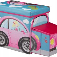 Сгъваема кутия за играчки, за момчета и момичета, Дизайн на автобу, снимка 2 - Други - 33473763