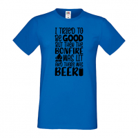 Мъжка тениска I Tried To Be Good But There Was Beer,Бира,Бирфест,Beerfest,Подарък,Изненада,Рожден Де, снимка 3 - Тениски - 36378026