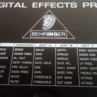 Behringer Modulizer Pro DSP1200P / 24 - bit Effects Processors, снимка 12 - Ресийвъри, усилватели, смесителни пултове - 39366506