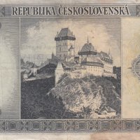 1000 крони 1946, Чехословакия, снимка 2 - Нумизматика и бонистика - 38973283