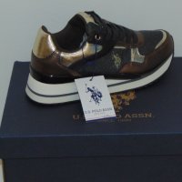 Дамски Сникърси US Polo Assn, снимка 8 - Маратонки - 35470680