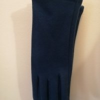 Дамски зимни ръкавици Сини текстил, снимка 2 - Ръкавици - 35538034