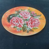 Рисувана чиния - №5, снимка 2 - Чинии - 40441331