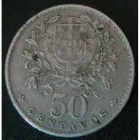 50 центаво 1966, Португалия, снимка 2 - Нумизматика и бонистика - 32811186