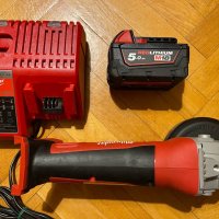 Акумулаторен ъглошлайф MILWAUKEE HD18 AG115 18V 9000 об/м Внос от Германия., снимка 2 - Други инструменти - 44070171