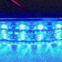 Диодни LED ЛЕД СИНИ габарити лед светлини 12V и 24V, снимка 1 - Аксесоари и консумативи - 35346843