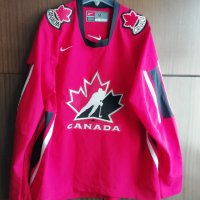 Canada National Team Ice Hockey Jersey 2005 2006 2007 Nike оригинална блуза тениска Канада Хокей Лед, снимка 1 - Тениски - 43604183