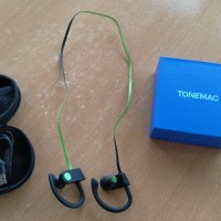 Bluetooth 5.3 слушалки TONEMAC U8, IPX7, 15 часа батерия, зелени, снимка 10 - Bluetooth слушалки - 43581330