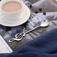Метална лъжица ключ сол за кафе , чай , снимка 1 - Прибори за хранене, готвене и сервиране - 28673653