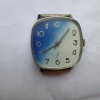 pobeda square ретро съветски рядък механичен мъжки часовник, снимка 2 - Мъжки - 43288950