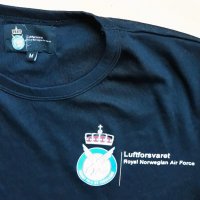 Тениска от Кралските норвежки военновъздушни сили. Норвегия, снимка 4 - Тениски - 40791897