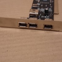 Контролер IEEE1394 3+1port PCI, снимка 2 - Кабели и адаптери - 35289527