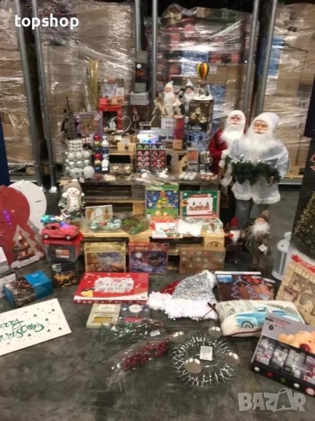 Палети с ЧИСТО НОВА НОВОГОДИШНА СТОКА! Продават се само на ЕДРО!, снимка 1