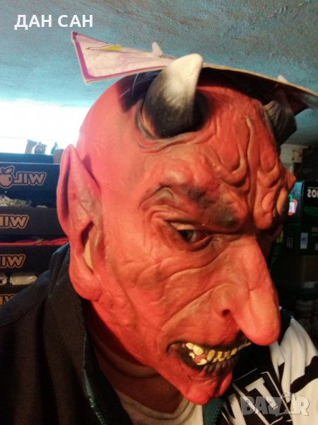 Хелоуин нова маска силикон Дявол КАНАДА, снимка 1