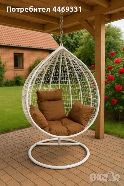 Градинска висяща люлка тип гнездо,яйце–Промоция! , снимка 1