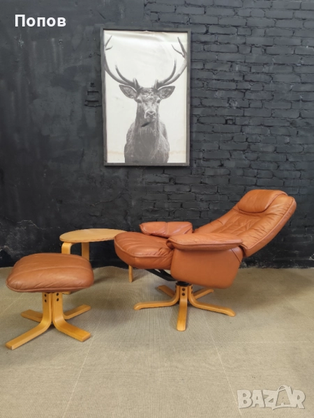 Шведско дизайнерско релакс кресло, снимка 1