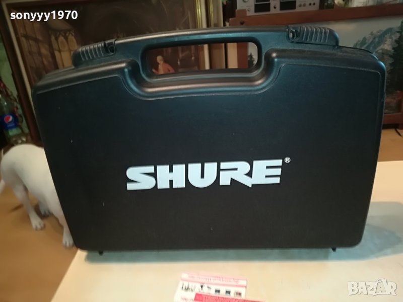 SHURE-ПРАЗЕН КУФАР ЗА МИКРОФОНИ 2408221856, снимка 1