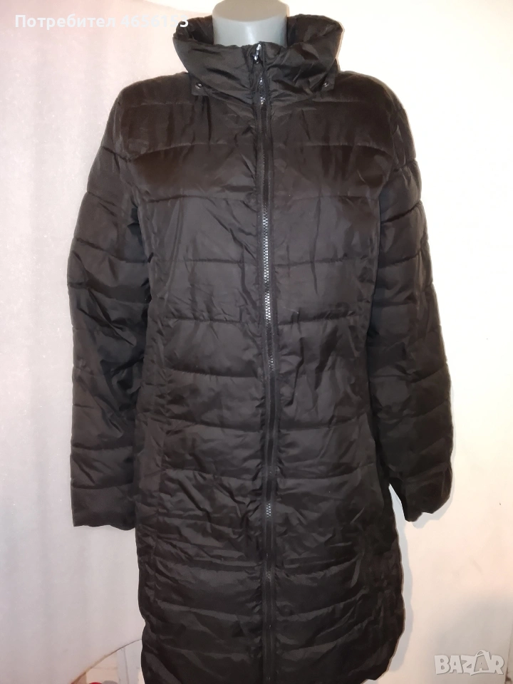 ДАМСКО ЧЕРНО ЗИМНО ЯКЕ ( ЯКЕТА , ПАРКА ) размер М , снимка 1