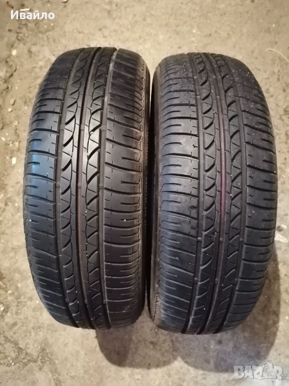 Продавам 2 броя летни гуми 185.65.15 на 1 сезон дот 2019 Brijiston , снимка 1