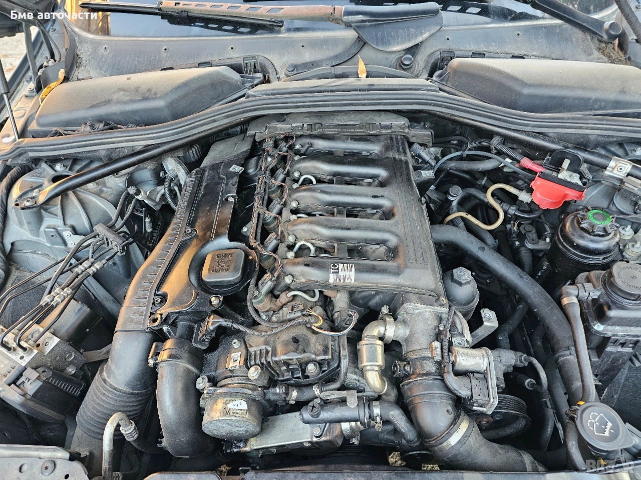 двигател м57 197кс е60 е61 e90 e91 e92 m57 motor мотор , снимка 1