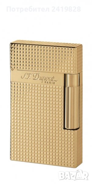 Запалка S.T.Dupont Ligne 2 със златно покритие., снимка 1