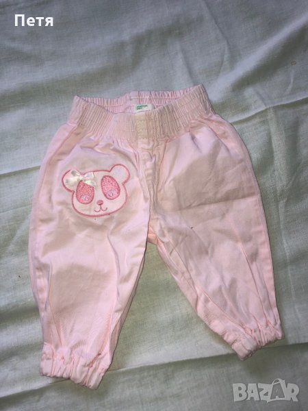 Benetton Бебешко панталонче, снимка 1