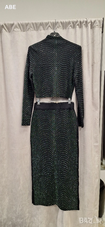 Комплект пола и блуза с камъни, снимка 1