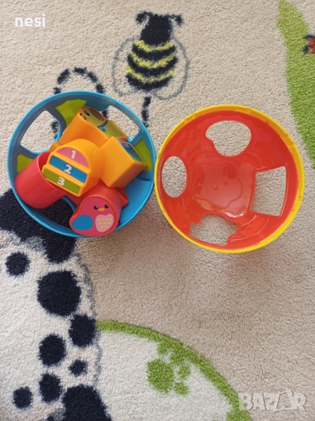 Играчка за сортиране Winfun - Топка, Включени 7 форми, снимка 1