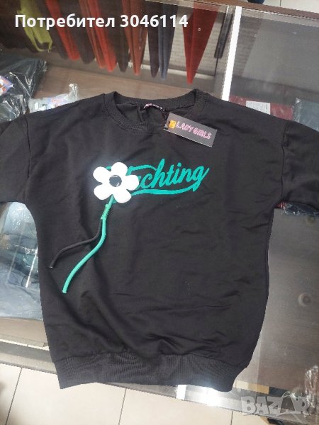 Дамска блуза с цвете, снимка 1