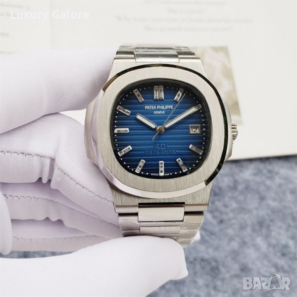 Мъжки часовник Patek Philippe Nautilus 40th Anniversary с автоматичен механизъм, снимка 1