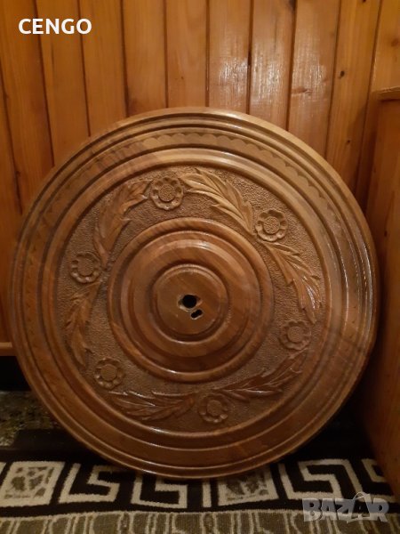 Розетки за полилей от орехово дърво (антика), снимка 1