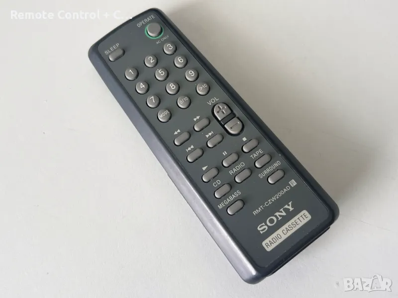 Дистанционно SONY RMT-CZW200AD (CD RADIO CASSETTE), снимка 1