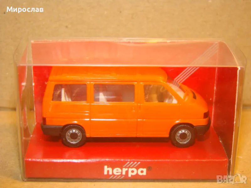 1:87 H0 HERPA VW МИКРОБУС ИГРАЧКА КОЛИЧКА МОДЕЛ, снимка 1