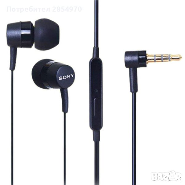 IN-EAR СЛУШАЛКИ SONY HEADSET MH750 BLACK, снимка 1