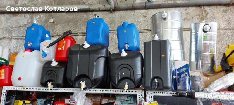 съдове туби казанчета  за вода ремъркета скания ман даф волво ивеко мерцедес , снимка 1