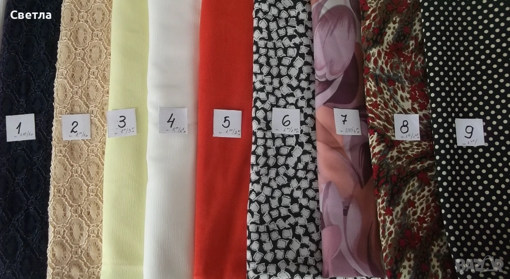 Дантела, ликра, коприна. Платове черни. Всяко с цена, снимка 1