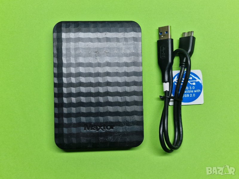 1TB 1000GB Maxtor Външен хард диск USB 3.0 преносим твърд диск УСБ, снимка 1