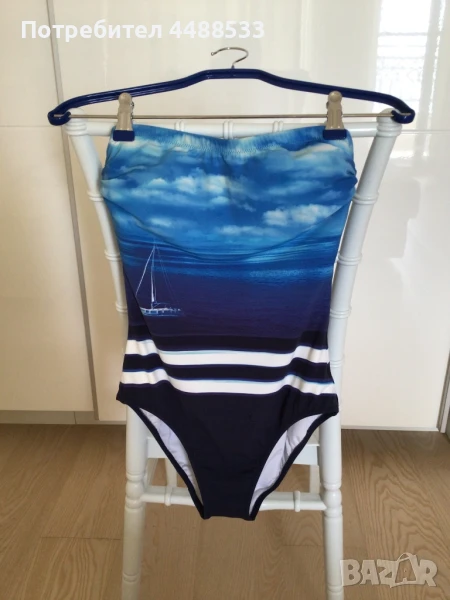 Дамски еднокомпонентен бански тип бандо, снимка 1