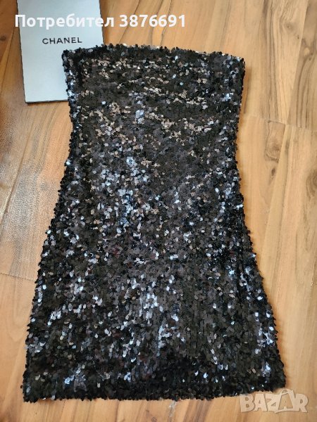 Бутикова рокля с пайети луксозен модел, снимка 1